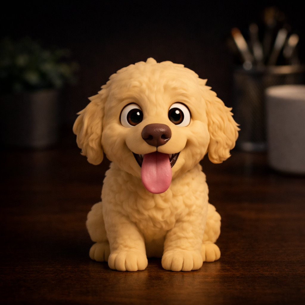 Personalisierte 3D Figur - Haustier im Disney-Pixar Style