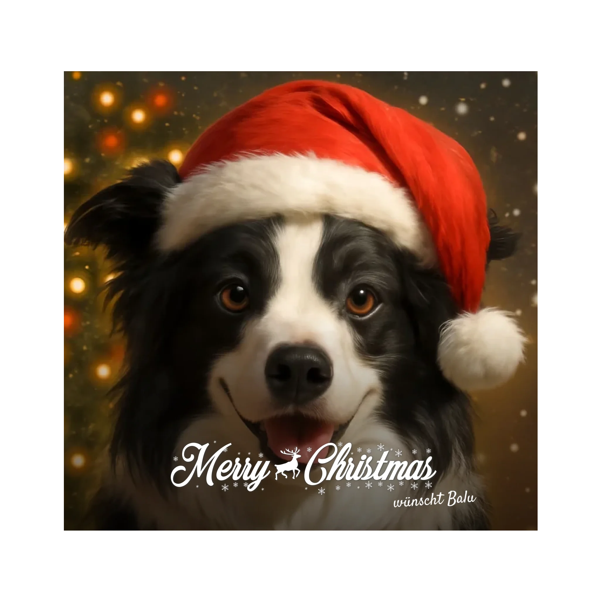 Personalisierte Weihnachtsdeko von deinem Haustier