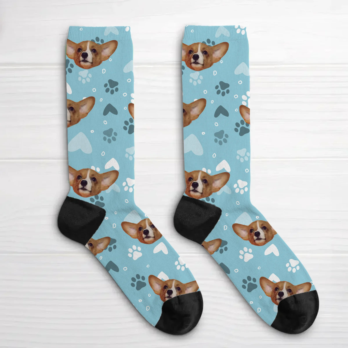 Personalisierte Fotosocken mit deinem Haustier