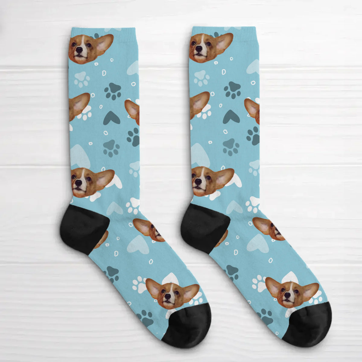 Personalisierte Fotosocken mit deinem Haustier